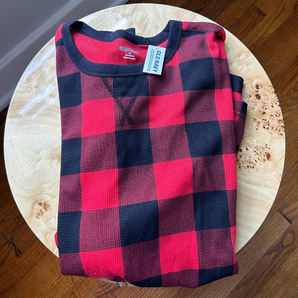 NWT Men’s Old Navy Buffalo Plaid Long Sleeve Shirt